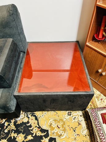 Olaya, Furniture, SAR 499,  Black Sofa Set With Side Table