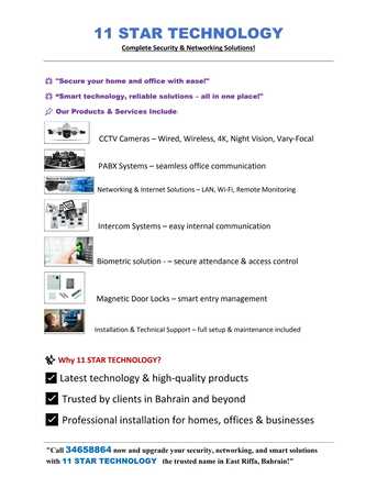 Riffa, Security, Cctv Camera And Complete Security & Networking Solutions