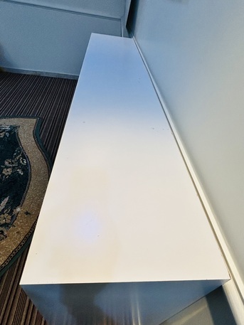 Al Muruj Furniture, SAR 199,  Stylish White Storage Shelf With 8 Cubes, 5