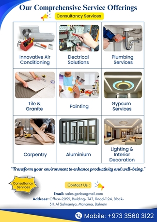 Manama, Construction, GSN Maintenance Works - All Kinds Of Maintenance Works