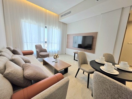 Manama, Apartments, Flats, Houses & Villas, BHD 320/month,  Furnished,  1 BR,  Spacious Fully Furnished 1 Bedroom Brand New Luxury Apartment For Rent.