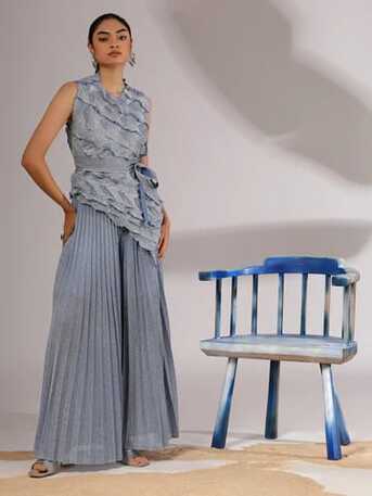 Mumbai, Clothing & Accessories, INR 8999,  Midi Metallic Dress &ndash; Luxury Evening Wear