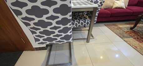 Baku, Furniture, SAR 500,  Home Center Dining And 4 Chairs With Steel Bases For Sale