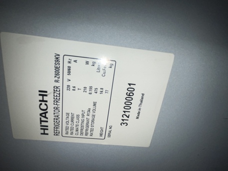 Al Malaz, Appliances, SAR 700,  Hitachi Refrigerator 475 Liter-single Hand Use