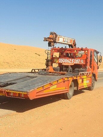 Al Rawdah, Logistics, سطحه ونش كرين للايجار Towing Service And Winch