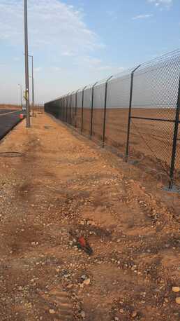 Jizan, Construction, Fence Working In Jizan