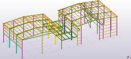 Cali, Construction, Steel Detailing Tekla