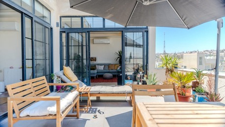 Amman, Apartments/Houses, JOD 18000/year,  Furnished,  2 BR,  Rooftop Fully Furnished 2B Apart With Big Terraces In Jabal Webdeh 00962777688956