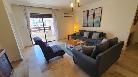 Abdoun, Apartments/Houses, JOD 9600/year,  Furnished,  3 BR,  Deplux Fully Furnished 3B Apart With Baconly And Terrace In Abdoun 00962777688956