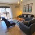 JOD 9600/year,  Furnished,  3 BR,  Deplux Fully Furnished 3B Apart With Baconly And Terrace In Abdoun 00962777688956