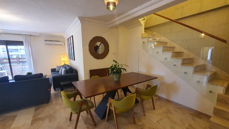 Abdoun, Apartments/Houses, JOD 9600/year,  Furnished,  3 BR,  Deplux Fully Furnished 3B Apart With Baconly And Terrace In Abdoun 00962777688956