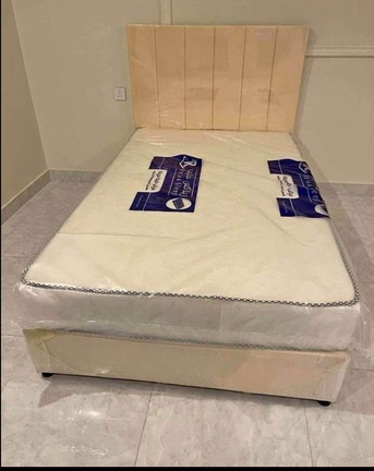 Jeddah, Furniture, SAR 430,  New Brand High Quality Medium Bed 🛏️ With Mattress Available In Low Price