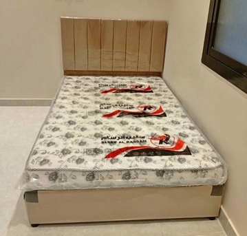 Jeddah, Furniture, SAR 430,  New Brand High Quality Medium Bed 🛏️ With Mattress Available In Low Price