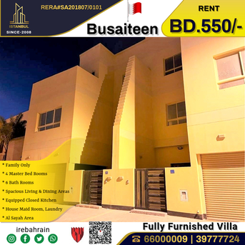 Busaiteen, Villas, BHD 550,  Furnished,  Fully Furnished Luxury Villa For Rent In Busaiteen