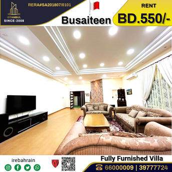 Busaiteen, Villas, BHD 550,  Furnished,  Fully Furnished Luxury Villa For Rent In Busaiteen