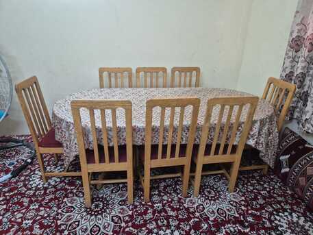 Riyadh, Furniture, SAR 25000250,  8 SEATER WOODEN DINING TABLE AVAILABLE & SOFA SET