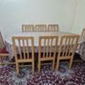 SAR 25000250,  8 SEATER WOODEN DINING TABLE AVAILABLE & SOFA SET