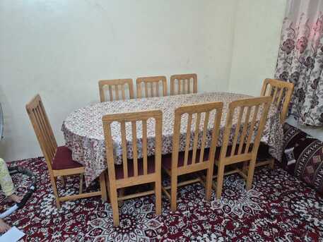 Riyadh, Furniture, SAR 25000250,  8 SEATER WOODEN DINING TABLE AVAILABLE & SOFA SET