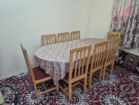 Riyadh, Furniture, SAR 25000250,  8 SEATER WOODEN DINING TABLE AVAILABLE & SOFA SET