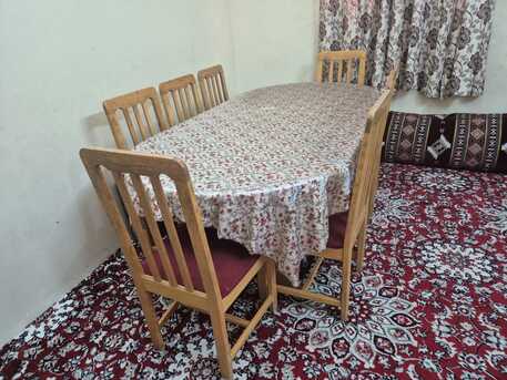 Riyadh, Furniture, SAR 25000250,  8 SEATER WOODEN DINING TABLE AVAILABLE & SOFA SET