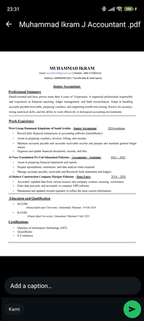 Riyadh, Job Seekers, Junior Accountant