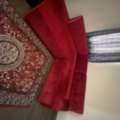 BHD 40,  Urgent Sale Velvet Sofa Couches Red Color
