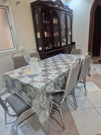 Jeddah, Furniture, SAR 1400,  Sofa (6 To 7 Seater) And Ikea Table (for Dining Or Study Etc)