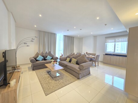 Juffair, Apartments/Houses, BHD 550/month,  Furnished,  2 BR,  Brand New | Luxury & Elegant | Bright | Modern Interior | Free Internet | In New Juffair