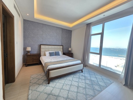 Juffair, Apartments/Houses, BHD 450/month,  Furnished,  2 BR,  Sea View | Magnificent 2BR | Luxurious & Classy | Balcony | Closed Kitchen | In Juffair