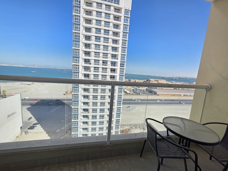 Juffair, Apartments/Houses, BHD 450/month,  Furnished,  2 BR,  Sea View | Magnificent 2BR | Luxurious & Classy | Balcony | Closed Kitchen | In Juffair