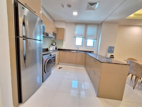 Juffair, Apartments/Houses, BHD 450/month,  Furnished,  2 BR,  Magnificent 2BR | Brand New| Huge Balcony | Natural Light | Family Building In New Juffair