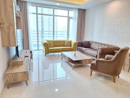 Juffair, Apartments, Flats, Houses & Villas, BHD 400/month,  Furnished,  2 BR,  Brand New | Stunning | Modern Interior | Sea View | Huge Balcony | Natural Light | Juffair