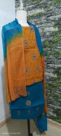 Riyadh, Clothing & Accessories, SAR 30,  3pcs Set -Cotton Salwar Kameez Material