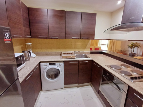 Juffair, Apartments/Houses, BHD 350/month,  Furnished,  2 BR,  Gorgeous Flat | Ultra-Modern | Closed Kitchen | Balcony I Near Oasis Mall Juffair