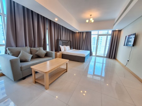 Juffair, Apartments/Houses, BHD 280/month,  Furnished,  Studio,  Unlimited Ewa | Monthly Or Yearly Basis | Modern Interior | Large Balcony | Free Wifi & Hk