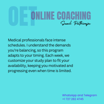 Riyadh, Lessons Offered, OET Medicine Coaching For Doctors &mdash; Don&rsquo;t Repeat Costly Mistakes