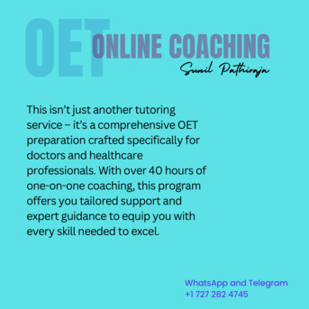 Riyadh, Lessons Offered, Doctors &mdash; Pass OET Medicine The First Time With The Right Coaching