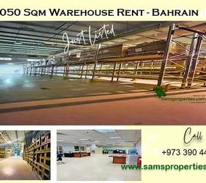Bahrain Industrial Warehouse, Workshop, Factory, Land (120 To 2000+ M2) In Low Rent Offer!