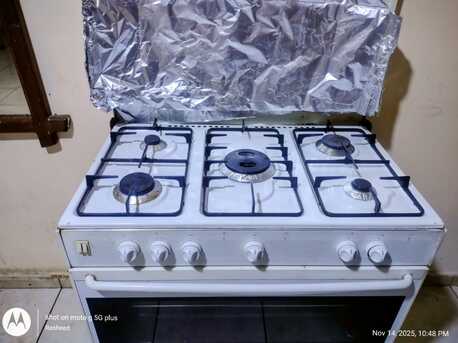 Riyadh, Household Items, SAR 450,  Excellent Condiiton 5 Burner Gas Oven, Working Perfectly, Made In Italy