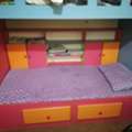 SAR 650,  Kids Bunker Bed With Storage Drawers Multi Colour In Good Condition
