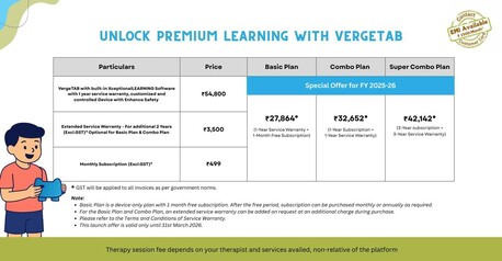 Mumbai, Education, Buy Digital Therapy Device For Special Education | VergeTAB