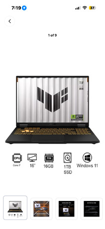 Khobar, Computers, SAR 3300,  Asus Tuf F16 2025 I7-14650HX 5060