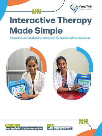 Mumbai, Education, About VergeTAB | Digital Therapy Device For Special Education