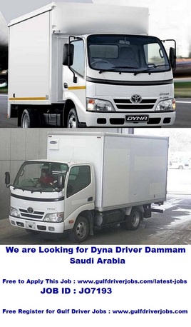 Riyadh, Jobs, Urgently Hiring (20) DYNA DRIVER ( SPONSOR TRANSFER MENDATORY)
