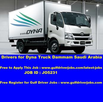 Riyadh, Jobs, Urgently Hiring (20) DYNA DRIVER ( SPONSOR TRANSFER MENDATORY)