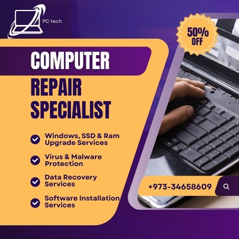 Manama, Technical, TECHNICAL SERVICES (CCTV, NETWORK,  DESKTOP,  LAPTOP)