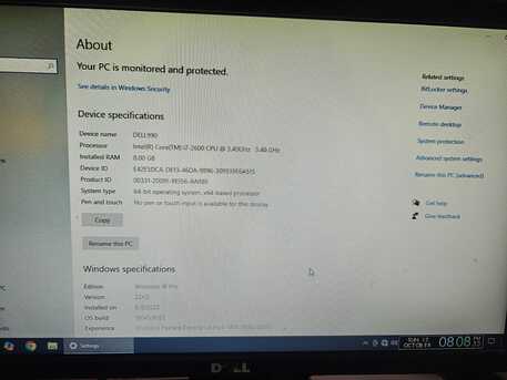 Khobar, Computers, SAR 775,  DELL-990-i7-PC COPMPUTER DESKTOP