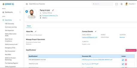 Riyadh, Job Seekers, Safety Officer Project Focus