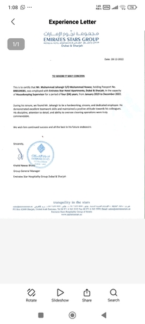 Riyadh, Job Seekers, Looking For Housekeeping Supervisor Job Immediate Joining Transferable Iqama