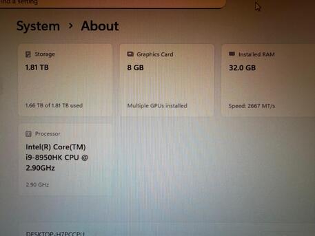 Jeddah, Computers, Alienware 15 R4 Gaming Laptop I9